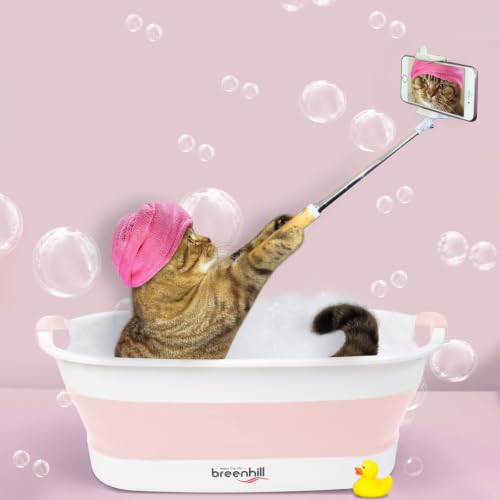 Collapsible Dog Bath Tub (Pink)