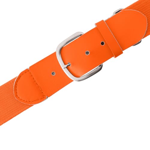 Baseball Softball Uniform Belt (Adult (22-46 Inches) / Neon Orange)
