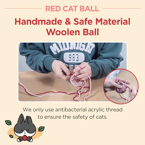 Red Cat Ball 2.7 inch (W/ Bell / 2.7inch)