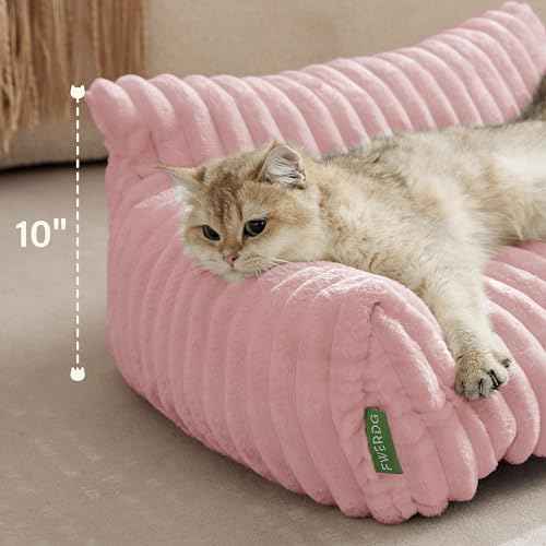 Cute Couch Bed for Pets (30.0"L x 20.0"W x 10.0"Th / Pink)