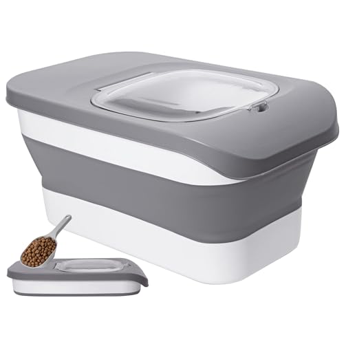 10 13 Lbs Dog Food Storage Container (Grey/10-13 Lbs)