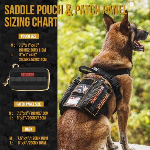 Service Dog Vest Harness (M / Black)