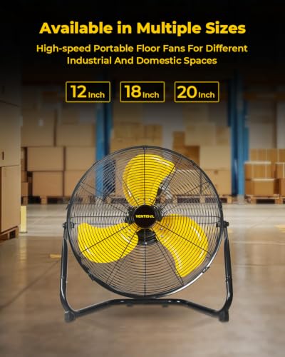 20 Inch Portable Floor Fan (20" High Velocity Floor Fan)