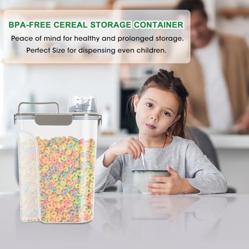 Airtight Rice Container 10 Lbs (6Qt-Grey)
