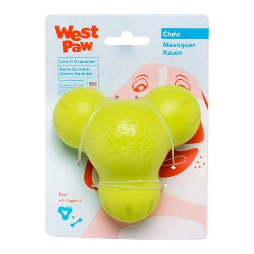 Zogoflex Tux Treat Dispensing Dog Chew Toy (Granny Smith / Small)