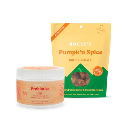 Pumpk'n Spice Soft Dog Treat + Probiotic Supplement Bundle