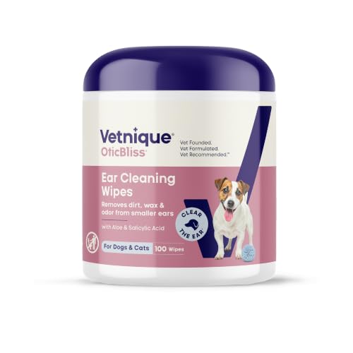 Oticbliss Cat & Dog Ear Wipes (Small Ear Wipes)