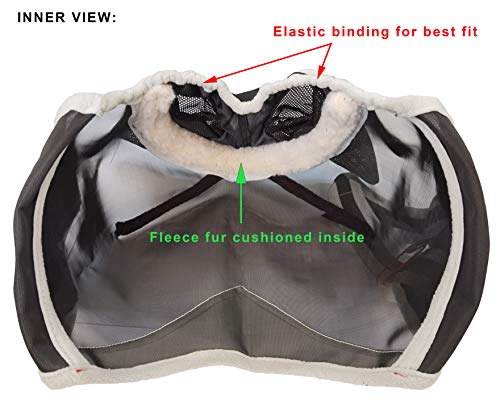 Fine Mesh Horse Fly Mask w (Cob / Blue)