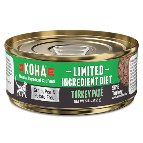 Limited Ingredient Diet Turkey Pate for Cats (5.5 Ounce (Pack of 24))