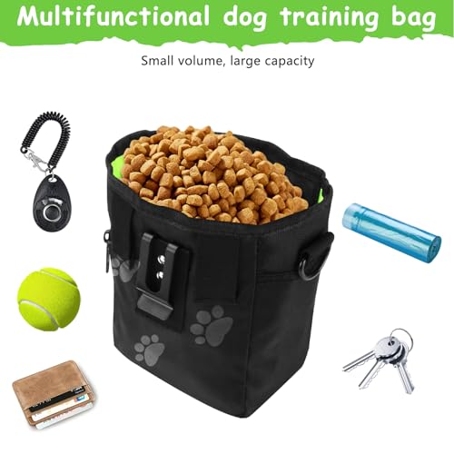 Dog Treat Pouch (Black Pattern)