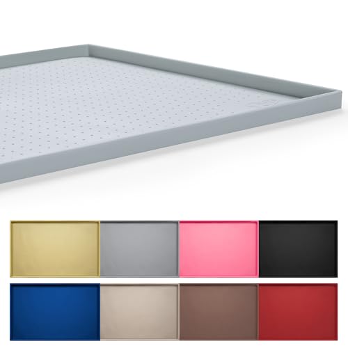 Dog Feeding Mat (Mist / 28"l X 18"w)