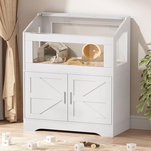 Hamster Cage Small Animal Cages with Storage Cabinet