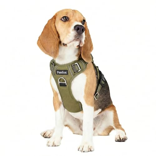 Dog Harness No Pull (Army Green / Medium)