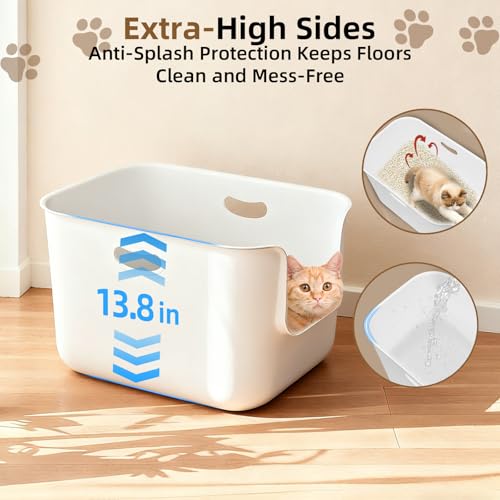 Extra Large High Sided Litter Box (High side)