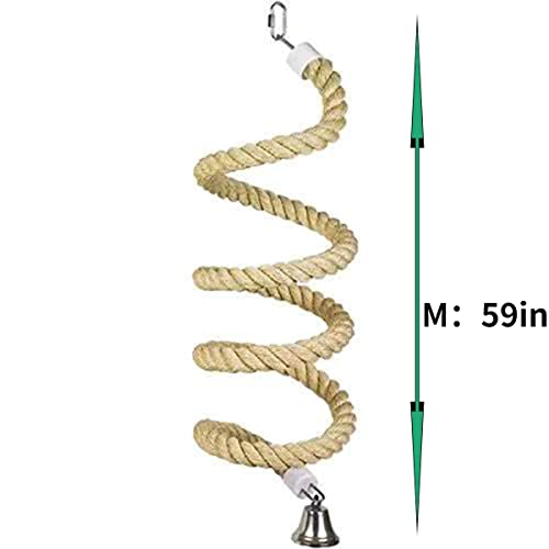 Bird Spiral Rope Perch (Medium)