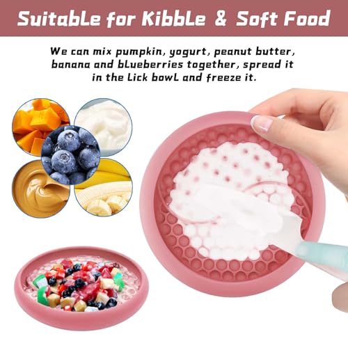 Dog Lick Bowl (Pink / Small)