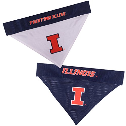 Collegiate Pet Accessories (Small/Medium / Illinois Fighting Illini)