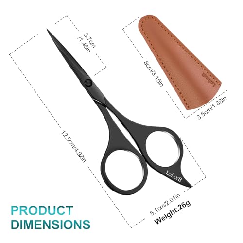 Pro Beard Scissors (Black)
