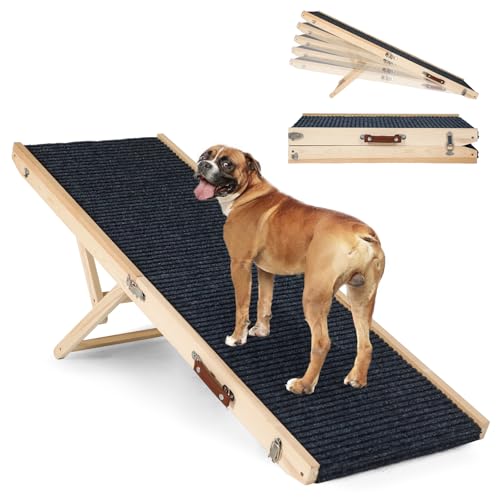 Folding Dog Ramp Safety for Bed (47.3 Inch Long)