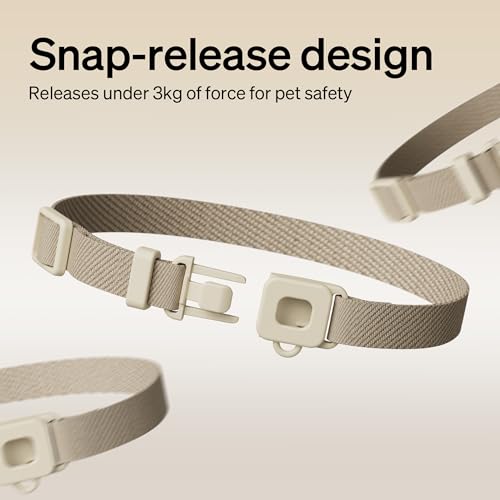 Upgraded RFID Collar Tag for One RFID Automatic Cat Feeder PLAF301 and Smart App Monitoring Multi Cats Water Fountain PLWF305 (Brown / RFID Collar Tag)