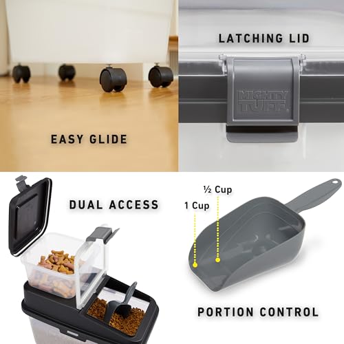 3 Piece Airtight Dog Food Storage Container (Combo with Snack Container)