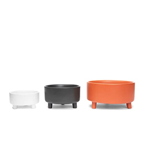 Uplift Ceramic Dog Bowl for Small Medium and Large Breeds (Large / White)