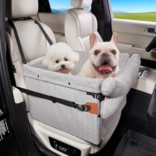 Dog Car Seats for Small Medium Dogs (Grey / Medium Dog)