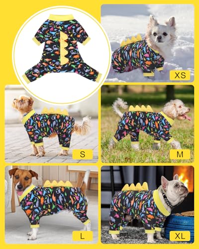 Dinosaur Costume Dog Pajamas (Medium / Dinos#1)