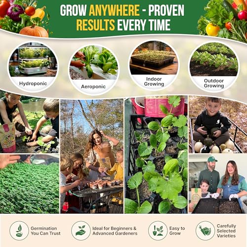 75 Vegetable & Greens Seeds Variety Pack
