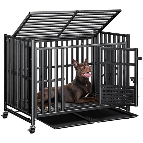 Heavy Duty Dog Crate (42.0"L x 25.0"W x 37.0"H)