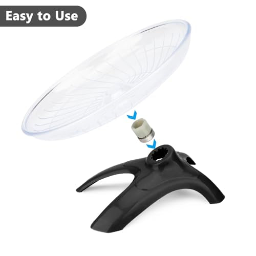 Silent Hamster Exercise Running Wheel Flying Saucer (Black)