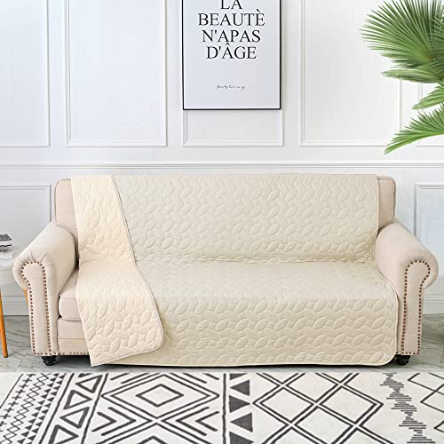Pet Bed Cover Dog Bed Blanket for Sofa and Furniture Waterproof New Pattern Design (68x82 Inch (Pack of 1) / Ivory)