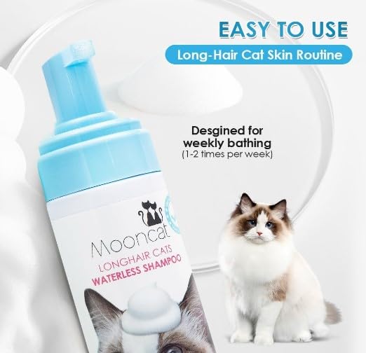 Long Hair Cat Shampoo & Grooming Brush Set