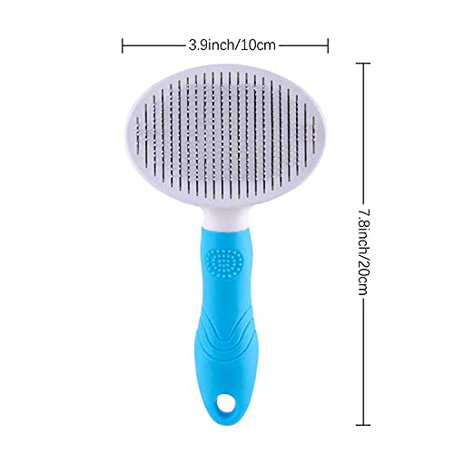 Self Cleaning Slicker Brush (2Pack Blue)