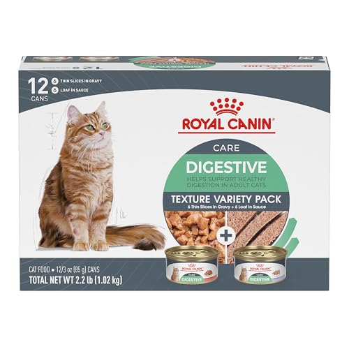 Feline Care Nutrition Digestive Care Adult Thin Slices in Gravy and Loaf in Sauce Cat Food (3 Ounce (Pack of 12) / Thin Slices in Gravy and Loaf in Sauce)