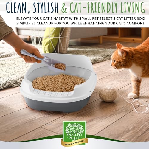 Sifting Cat Litter Box (Sifting Litter Box (No Litter Pellets) / Gray)
