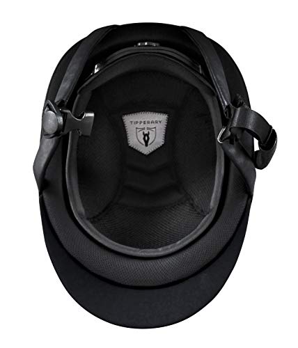 Royal Wide Brim Riding Helmet (Large / Sh Matte Black | Top Matte Black | Tr Black Gloss | Br Wide)