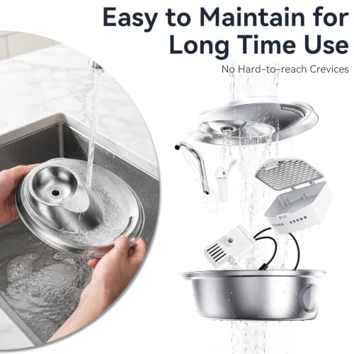 Cat Water Fountain Stainless Steel