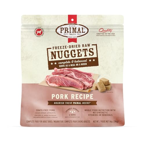 Primal Freeze Dried Raw Dog Food Nuggets (14 Ounce (Pack of 1))