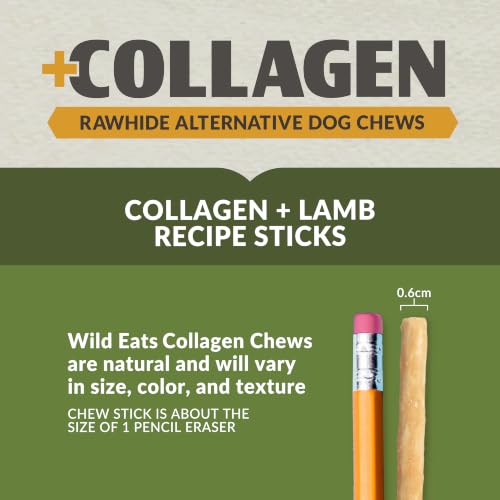 Lamb Collagen Sticks for Dogs (5.3 Ounce (Pack of 15))