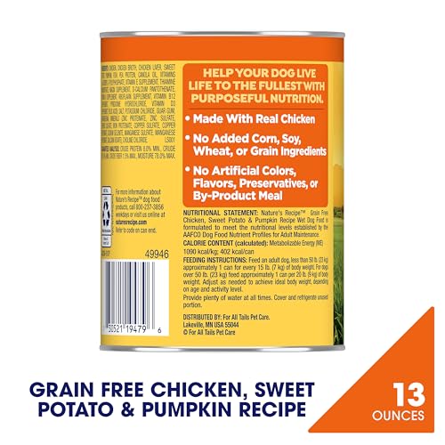 Nature’s Recipe Grain Free Wet Dog Food Chicken