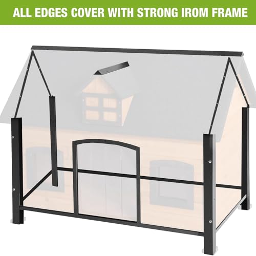 Large Dog House Outdoor & Indoor Dog Cage with All
