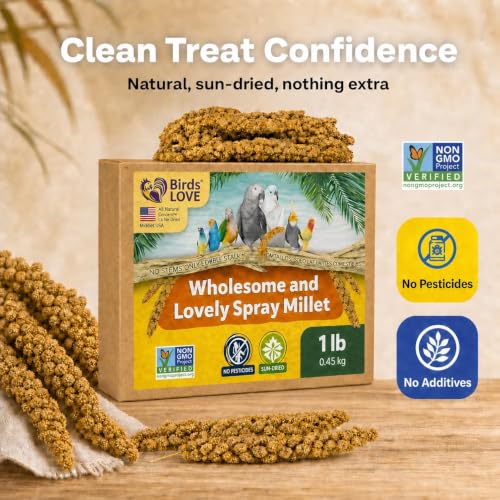 1 LB Wholesome Spray Millet for Birds (1 Pound (Pack of 1))