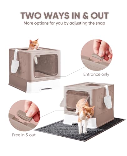 Cat Litter Box with X (Upgrade Coffee)