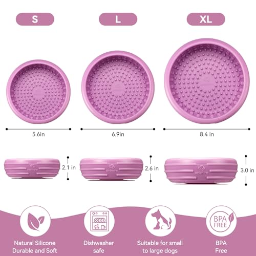 Dog Lick Bowl (XL / Pastel purple)