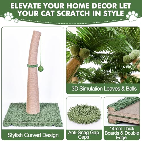 Palm Tree Cat Scratching Post (Style B)