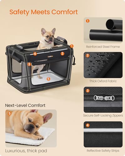 Collapsible Dog Crate (24.0"L x 16.5"W x 16.5"H)