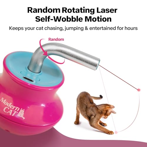 Cat Laser Pointer Toy for Bored Indoor Cats