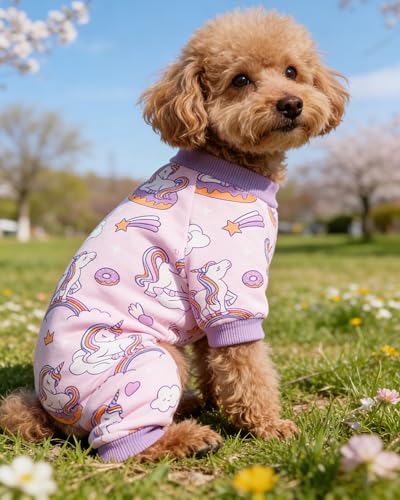 4 Pack Monster Dog Pajamas for Small Doggies (Small)