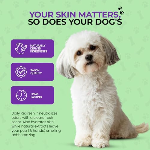 DAILY RE FRESH Dog Deodorizing Spray & Skin and Coat Refresher